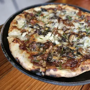 Oyster Mushroom Pizza