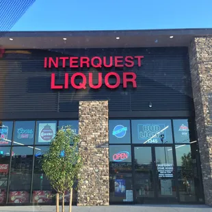 the front of the store