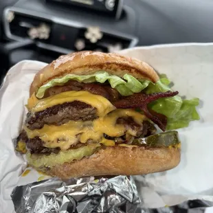 Double Bacon Cheese Burger