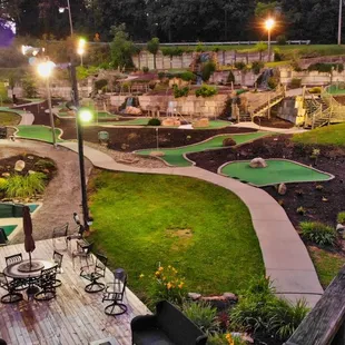 Well lit for nighttime play!