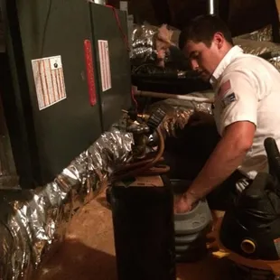 Working to make you comfortable.