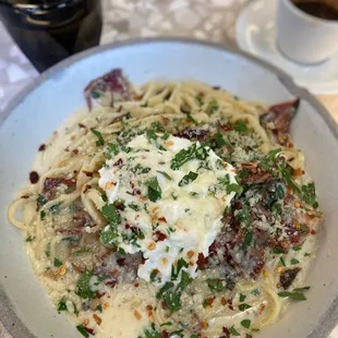 Breakfast Truffle Linguine