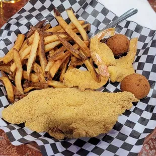 Catfish and Shrimp