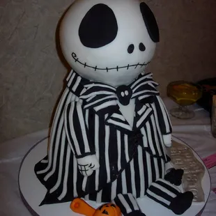 &quot;Baby Jack&quot; cake for a baby shower on Halloween. It was absolutely brilliant.