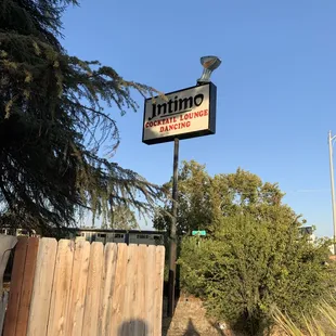 Intimo's street sign