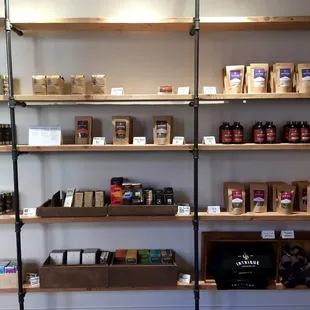 Chocolate products display