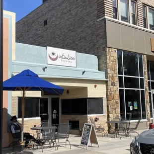 right downtown. Nice space.