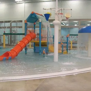 There&apos;s a bigger slide and lap pool too