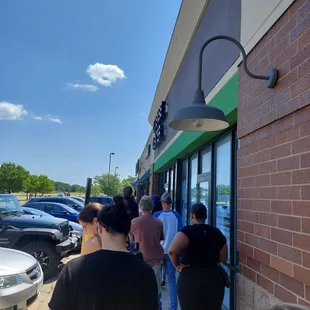 Prepare for long lines. They are open on Saturday!