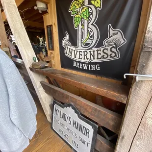 the entrance to the brewery