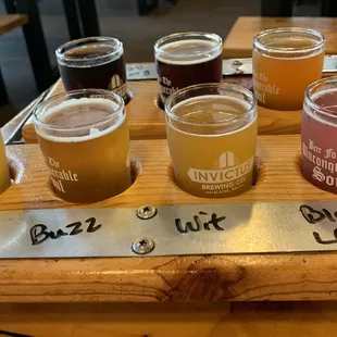 2 beer flights