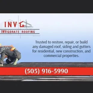 INVigorate Roofing LLC