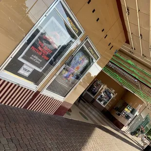 The outside