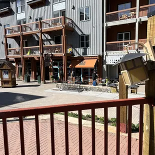 Front of the building