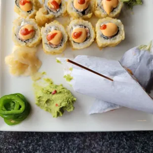 food, sushi and sashimi