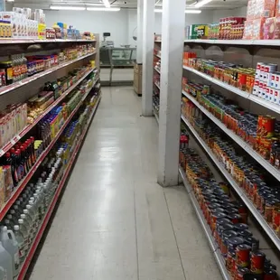 a grocery store aisle