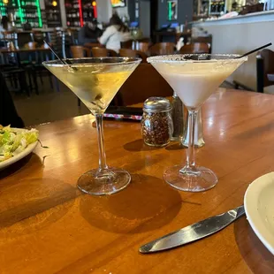 Grey Goose Martini and Creme Brulee Martini