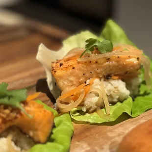 Miso Salmon Cups $18