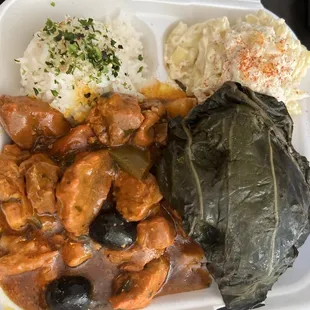 Lau lau and Pastele Stew mixed plate