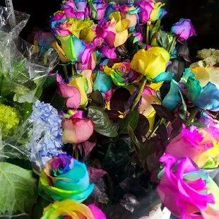 Fresh flowers galore.