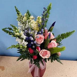 Spring mixed bouquet by Ion Florist and Gifts