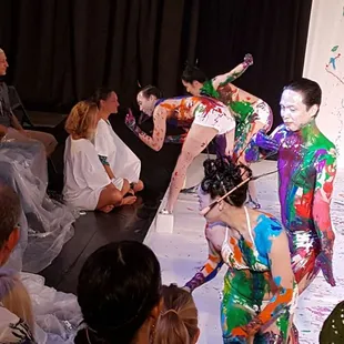Paint By Number audience interaction.