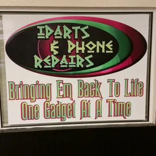 Hit them up for your electronic repair needs!!