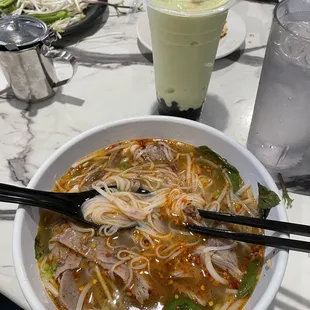 Pho &amp; avocado boba - so gooood!