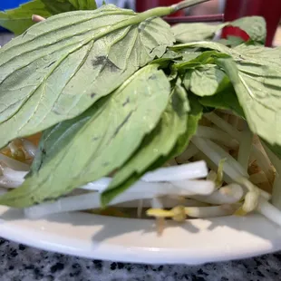 Pho garnishments