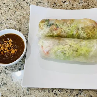 Vegetarian Fresh Spring Rolls