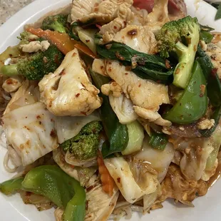 Chicken stir  fry noodles