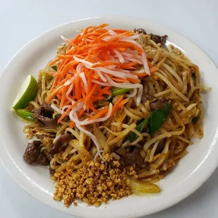 Beef Pad Thai