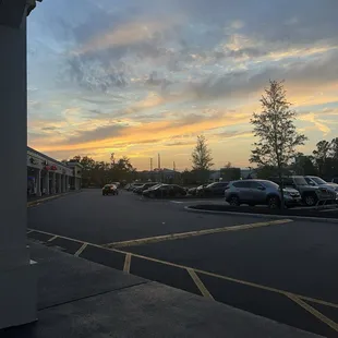 View from outside patio dining area