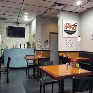 Back of restaurant