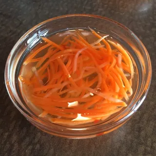 19. Green Papaya Pickled Carrot & Daikon, Thai Basil
