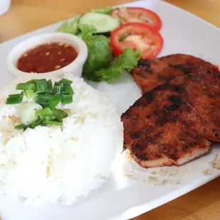 Grilled pork rice