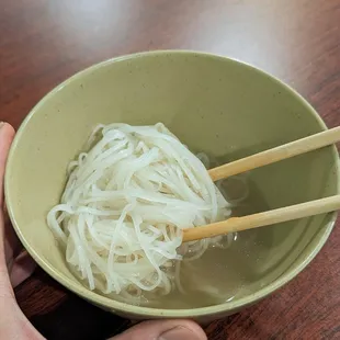 Side order extra noodles, $3.  Could be bigger