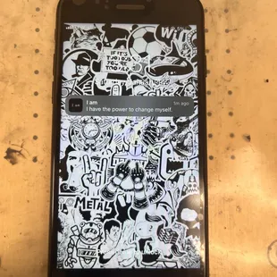 Done! iPhone screen repair premium screen