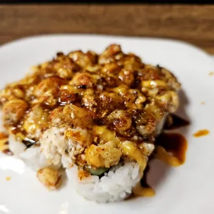 Order of the Hot Spicy Baked Lobster Roll