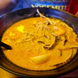 Spicy shrimp Ramen