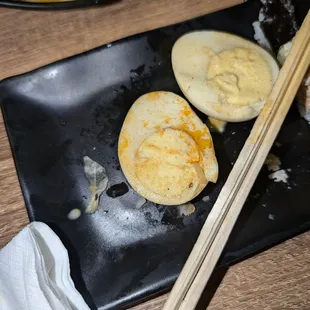 Overcook and old eggs