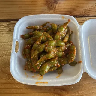 12. Hot Spicy Garlic Edamame