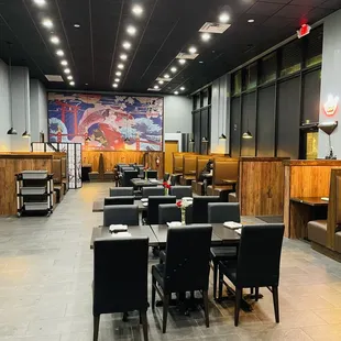 the interior of a restaurant