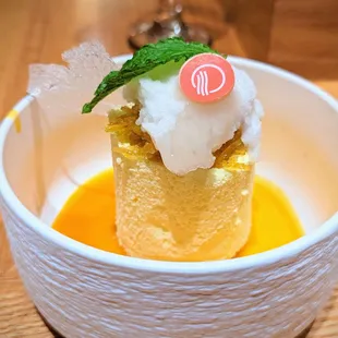 Yuzu soufflé glacé