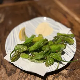 Shishito Peppers (~$12)