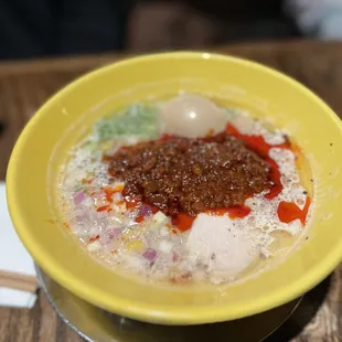 Spicy Miso Ramen (~$29) + Tamago (~$3)