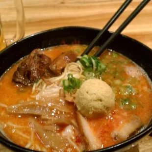 Spicy Pork Bone Noodle Soup