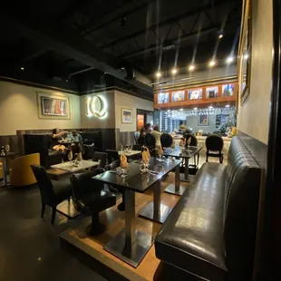 the interior of the restaurant