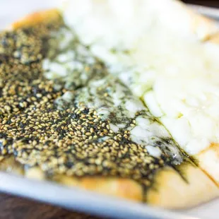 Zaatar and Cheese Manakeesh