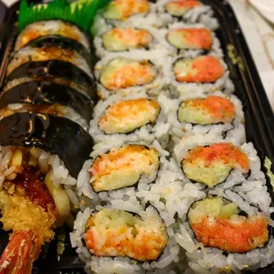 sushi and sashimi, sushi, food, sashimi